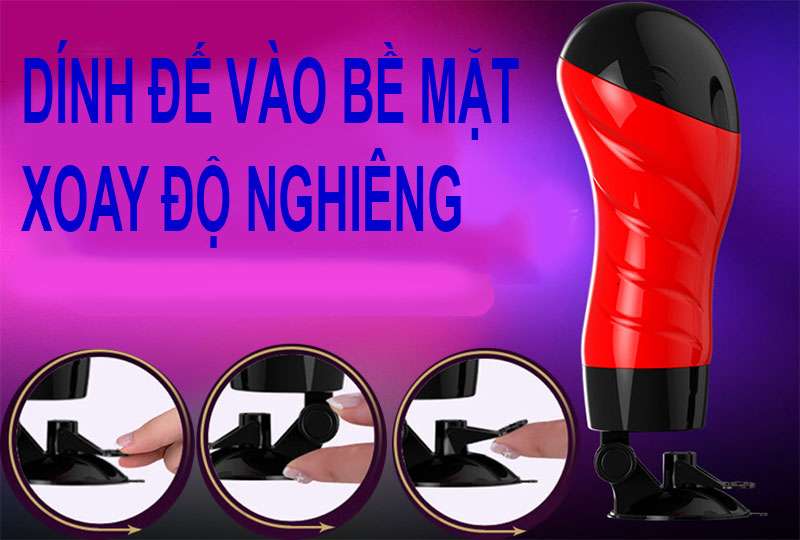 Cách dính đế âm đạo giả gắn tường vào vị trí